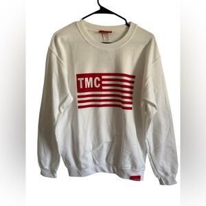 The Marathon Clothing TMC Logo Crewneck Sweatshirt White Men’s Small NWT